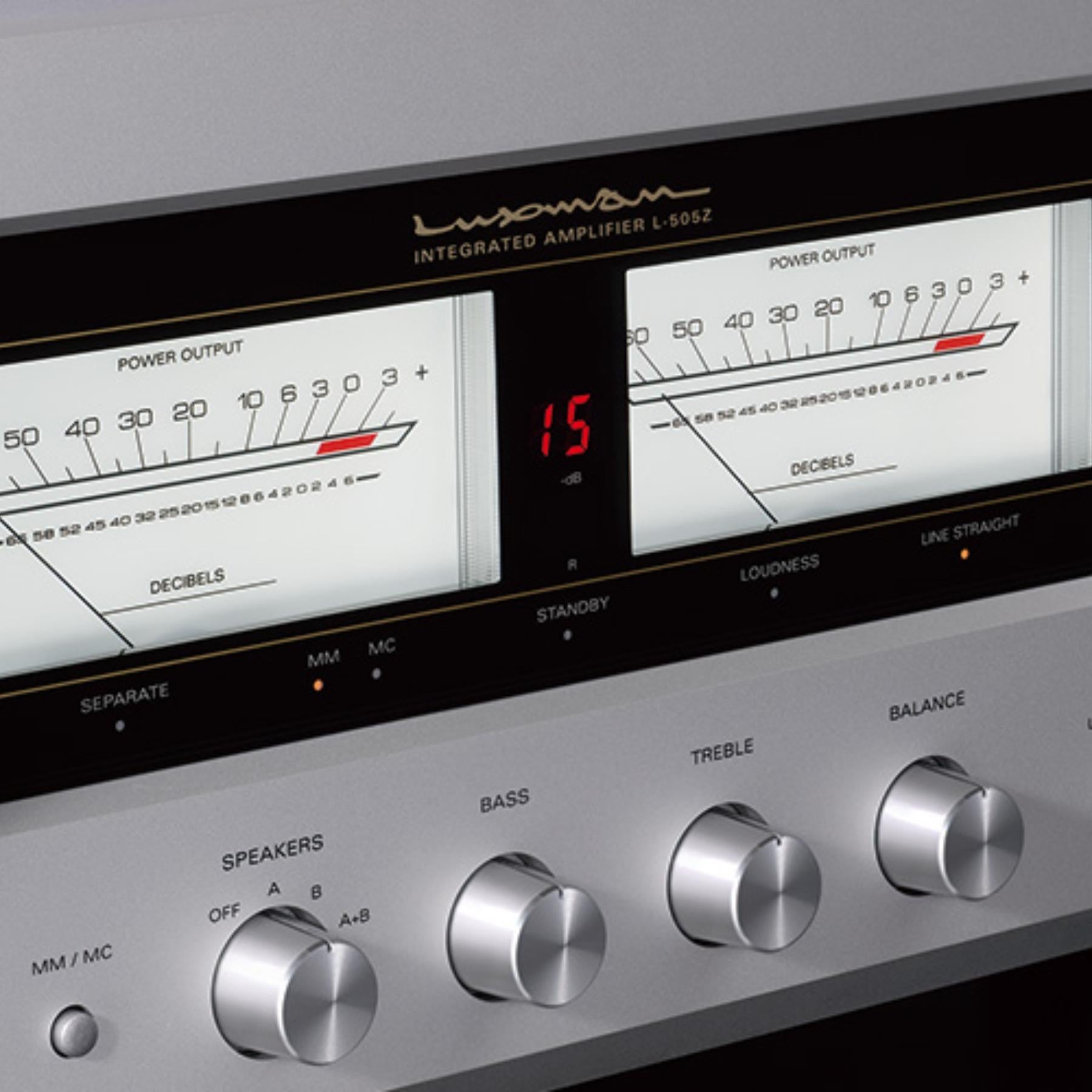 LUXMAN L505Z Integrated Amplifier-silver | ListenUp