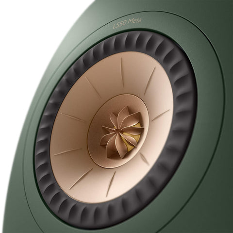 KEF KEF LS50 Meta Bookshelf Speakers - Moss Green Pair