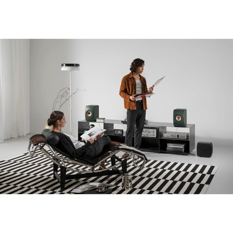 KEF KEF LS50 Meta Bookshelf Speakers - Moss Green Pair