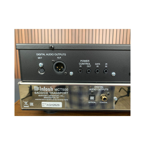 ListenUp McIntosh MCT500 2-Channel SACD/CD Transport - Preowned - No Manufacturer Warranty