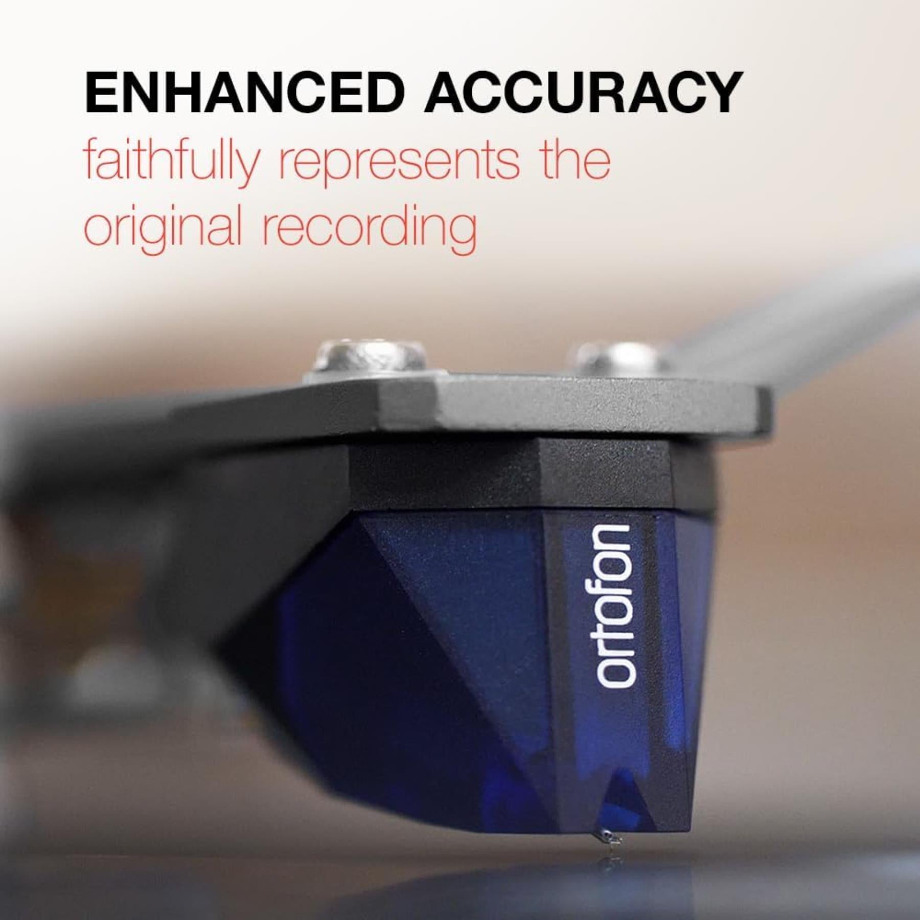 Ortofon 2M Blue Moving Magnet Cartridge Premounted on SH-4 Black