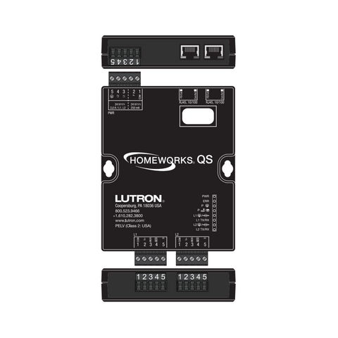 Lutron HQP6-2 - HomeWorks QS Processor - Clearance / Open Box (view 1 of 1)