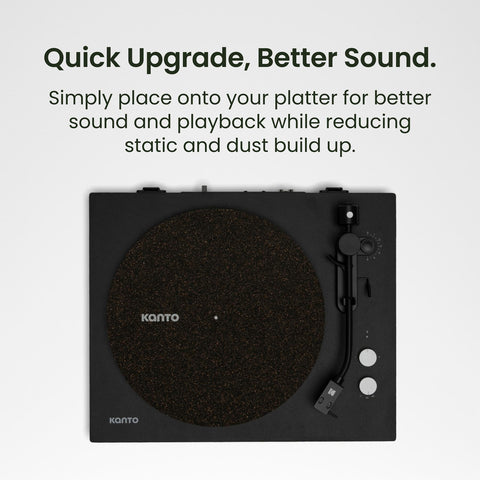 Kanto TT-CRM Cork and Rubber Turntable Mat (view 8 of 10)