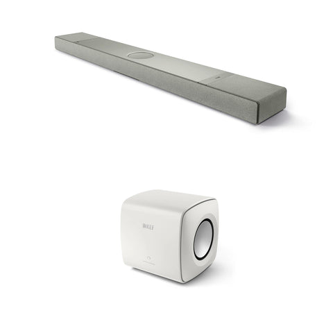 KEF XIO Soundbar + KC62 Subwoofer + KW2 RX Receiver Bundl (view 2 of 6)
