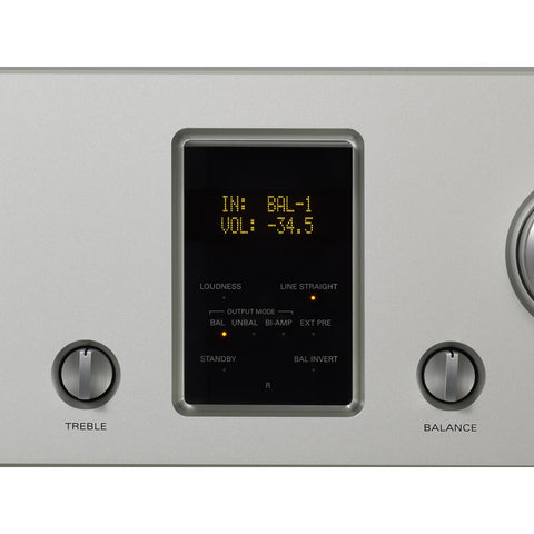 LUXMAN C-10X zoom on front display  (view 4 of 6)
