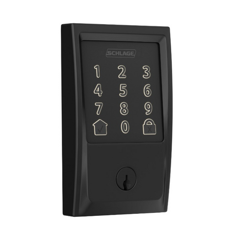 Schlage Encode Smart WiFi Deadbolt Lock for Front Door (Matte Black) - Clearance / Open Box (view 1 of 7)