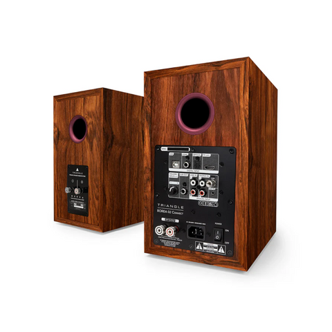 Triangle Borea BR02 Connect Wireless Powered Bookshelf Speaker With Arc - Burgundy Edition connections (view 2 of 5)