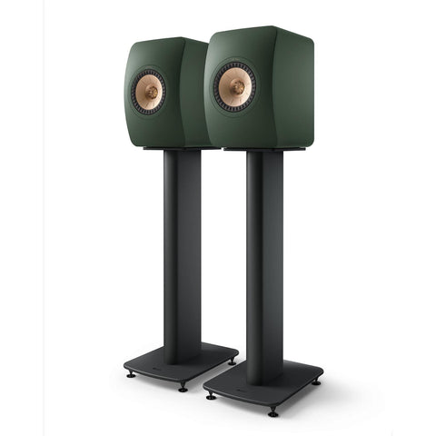 KEF LS50 Wireless II Bookshelf Speakers - Moss Green Pair - Clearance / Open Box (view 3 of 4)
