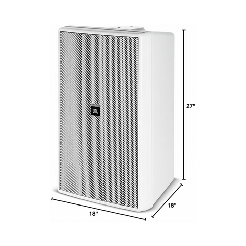 JBL Control 30 Professional Series 3-Way Indoor/Outdoor Monitor Speaker - EACH - (White) - Clearance / Open Box (view 3 of 3)
