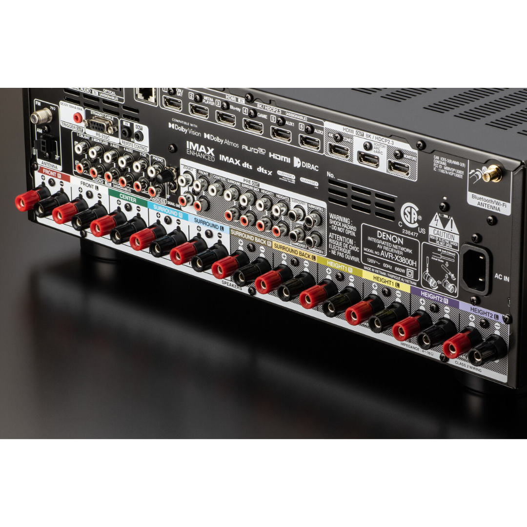 Denon AVR-X3800H 9.4 Ch. 8K AV Receiver | ListenUp