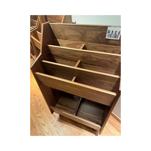 Symbol Audio Luxe 2-Bay Record Stand (Walnut - Natural) - Clearance / Open Box (view 2 of 12)