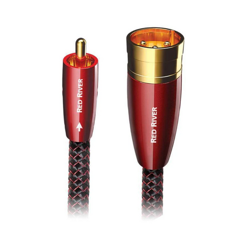 AudioQuest Red River Analog Audio Interconnect Cable (Pair) RCA to XLR - 0.75 m (2 ft 6 in) - Clearance / Open Box (view 1 of 2)