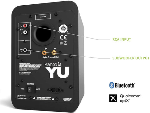 Kanto YU Powered Speakers With Bluetooth (view 3 of 8)