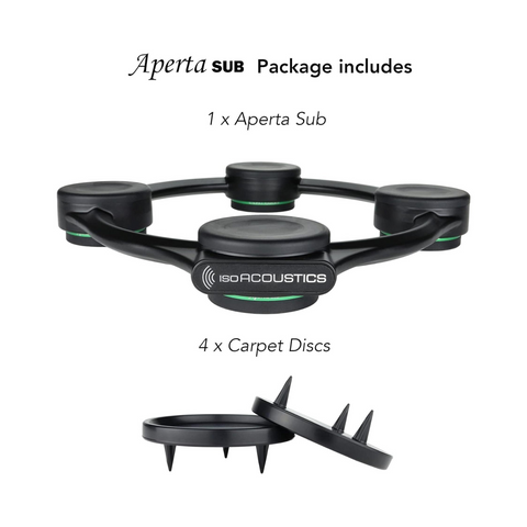 IsoAcoustics Aperta SUB Subwoofer Isolation Stand - Clearance / Open Box (view 4 of 6)