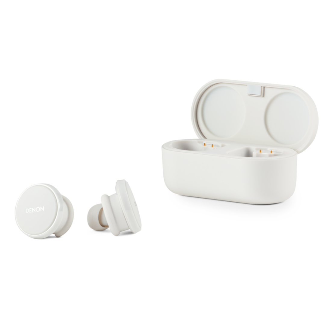 Denon PerL ワイヤレスイヤホン ホワイト Denon PerL Pro True Wireless Earbuds | ListenUp