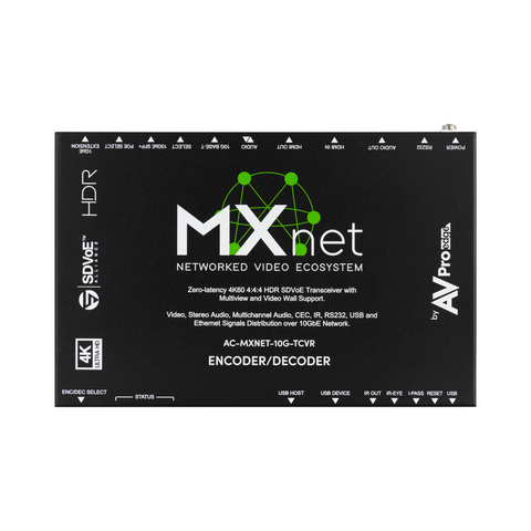 AVPro Edge MXnet 10G SDVoE Transceiver (AC-MXNET-10G-TCVR) - Clearance / Open Box (view 1 of 9)