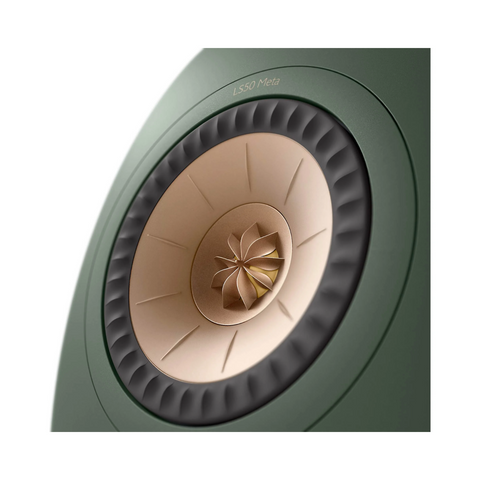 KEF LS50 Meta Bookshelf Speakers - Moss Green Pair - Clearance / Open Box (view 6 of 9)