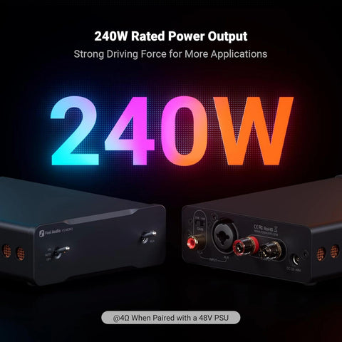Fosi Audio V3 Mono 240W Monoblock Power Amplifier with 48V/5A Power Supply (view 4 of 5)