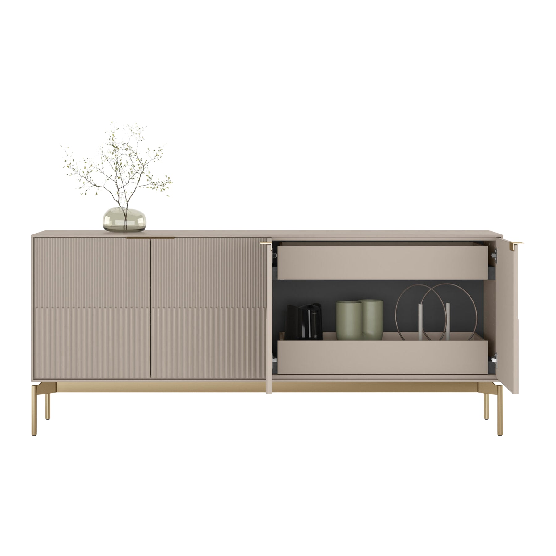 BDI 7649 Zig Modern Storage Credenza | ListenUp
