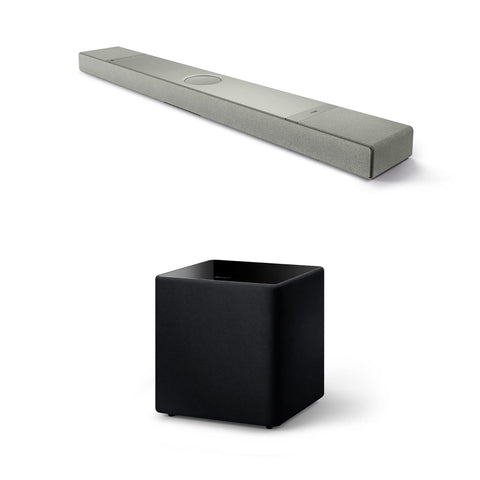 KEF XIO Soundbar + Kube 12 MIE Subwoofer + KW2 RX Receiver Bundle (view 2 of 2)