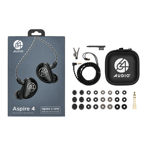 64 Audio 64 Audio Aspire 4 – Four-Driver Universal In-Ear Monitors