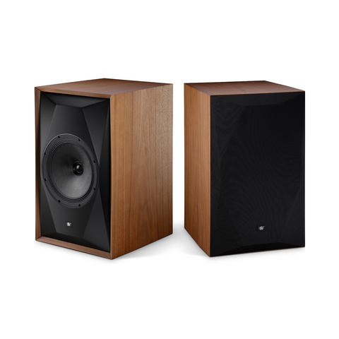 MoFi SourcePoint 10 Bookshelf Speakers - Pair (Walnut) - Clearance / Open Box (view 1 of 6)