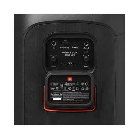 JBL PartyBox Club 120 Portable Party Speaker (Black) - Clearance / Open Box (view 5 of 7)