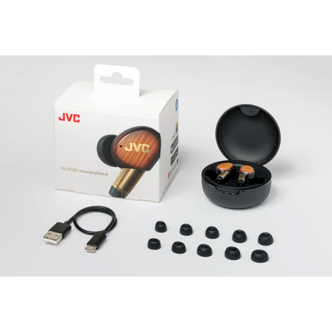 JVC WOOD Masterpiece True Wireless Earbuds – HAFW5100T (view 7 of 7)