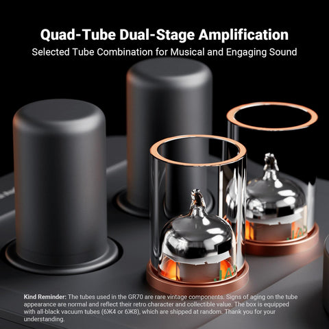 Fosi Audio GR70 Class-A Tube Headphone Amplifier & Preamplifier (view 3 of 3)
