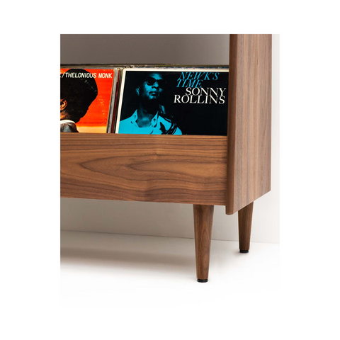 Symbol Audio Luxe 2-Bay Record Stand (Walnut - Natural) - Clearance / Open Box (view 11 of 12)