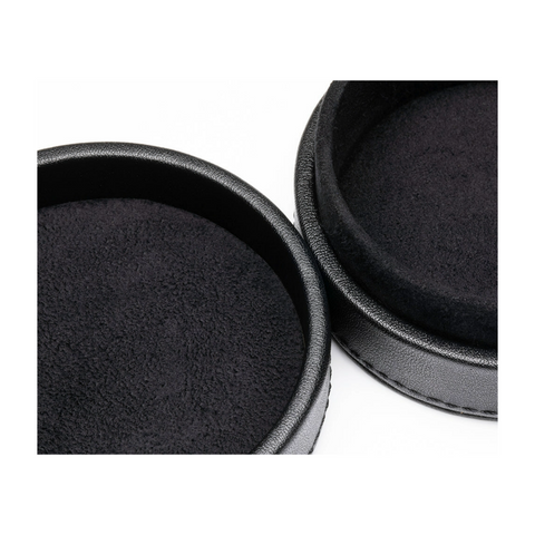 64 Audio Black Leather Earphone Case soft interior (view 3 of 4)