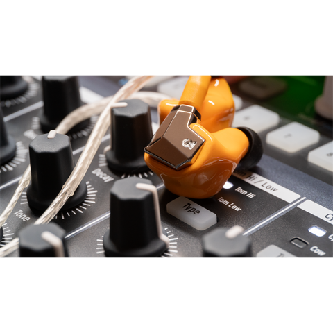 Campfire Audio Supermoon Planar IEMs with on mixing board (view 5 of 6)