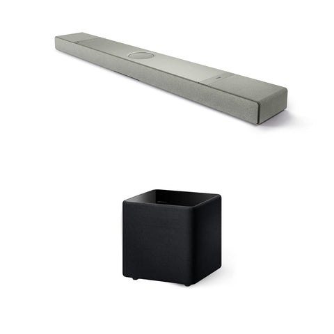 KEF XIO Soundbar + Kube 8 MIE Subwoofer + KW2 RX Wireless Subwoofer Receiver Bundle (view 2 of 2)