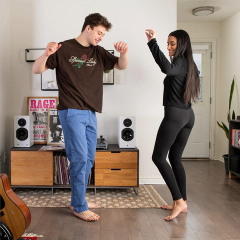 KIN by Totem Play Powered Bookshelf Speakers – Satin Black Pair (view 6 of 7)