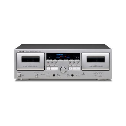 TEAC W-1200 Double Cassette Deck - Silver - Clearance / Open Box (view 1 of 2)