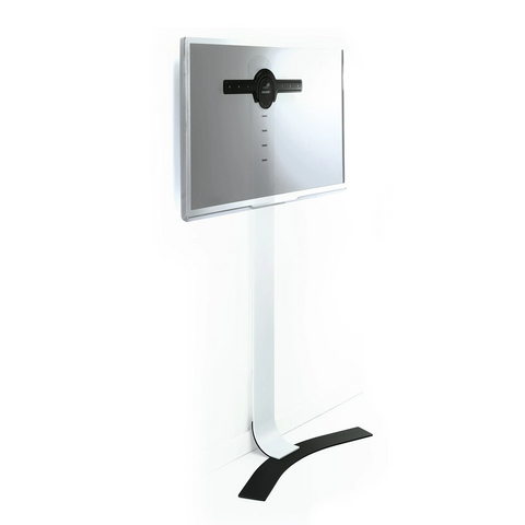 Salamander Acadia TV Wall Stand-Large-White (view 3 of 4)