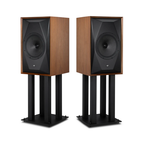 MoFi SourcePoint 10 Bookshelf Speakers - Pair (Walnut) - Clearance / Open Box (view 5 of 6)