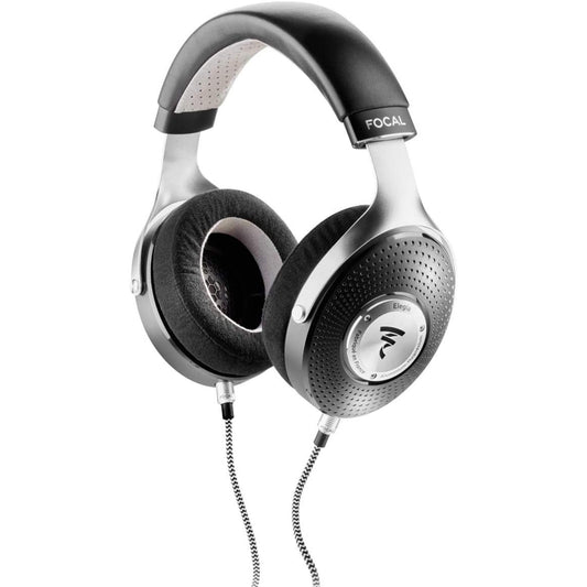 Focal Elegia Audiophile Circum-Aural Closed-Back Over-Ear Headphones (Black/Silver)