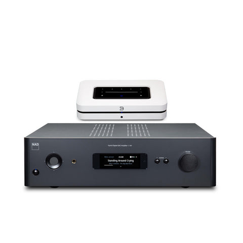 NAD NAD C 399 Integrated Amplifier & Bluesound NODE Music Streamer Bundle