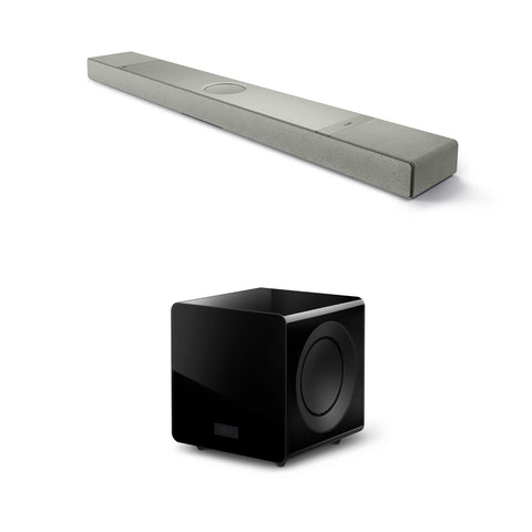 KEF XIO Soundbar + KC92 Subwoofer + KW2 RX Receiver Bundle (view 2 of 4)