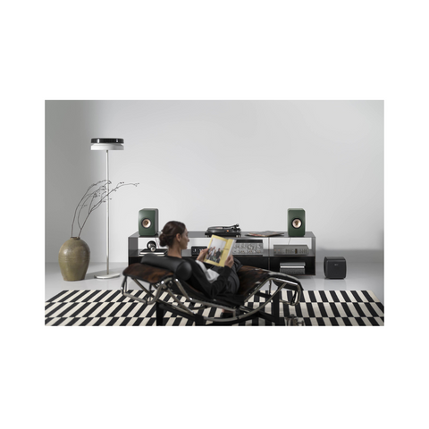 KEF LS50 Meta Bookshelf Speakers - Moss Green Pair - Clearance / Open Box (view 8 of 9)