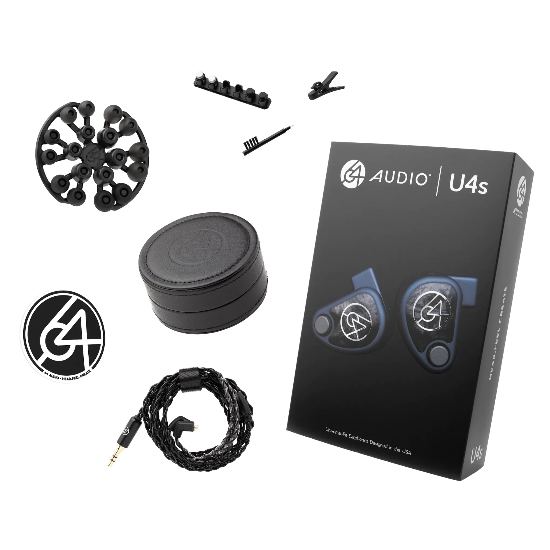 64 Audio U4s Universal Hybrid In-Ear Monitors - ListenUp