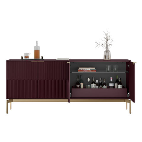 BDI 7649 Zig Modern Storage Credenza (view 5 of 8)