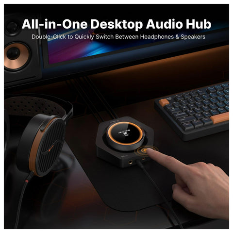 Fosi Audio ZH1 Smart-Tuned Fully Balanced Desktop DAC & Headphone Amplifier (view 3 of 5)