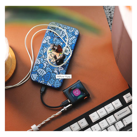 Shanling  M0 Pura HiFi Music Player with iems and iphone (view 4 of 5)