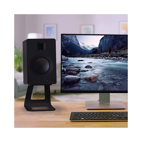 Kanto Kanto SE6 Elevated Desktop Speaker Stands for Large Speakers - Universal Compatibility - Supports up to 22 lb - Clearance / Open Box