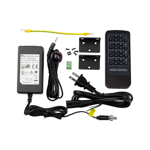 AVPro Edge AC-MX-44 18Gbps 4x4 HDMI Matrix Switch - Clearance / Open Box (view 6 of 6)