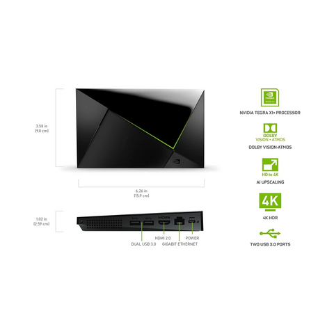 NVIDIA Shield Android TV Pro - 4K HDR Streaming Media Player - Clearance / Open Box (view 3 of 6)