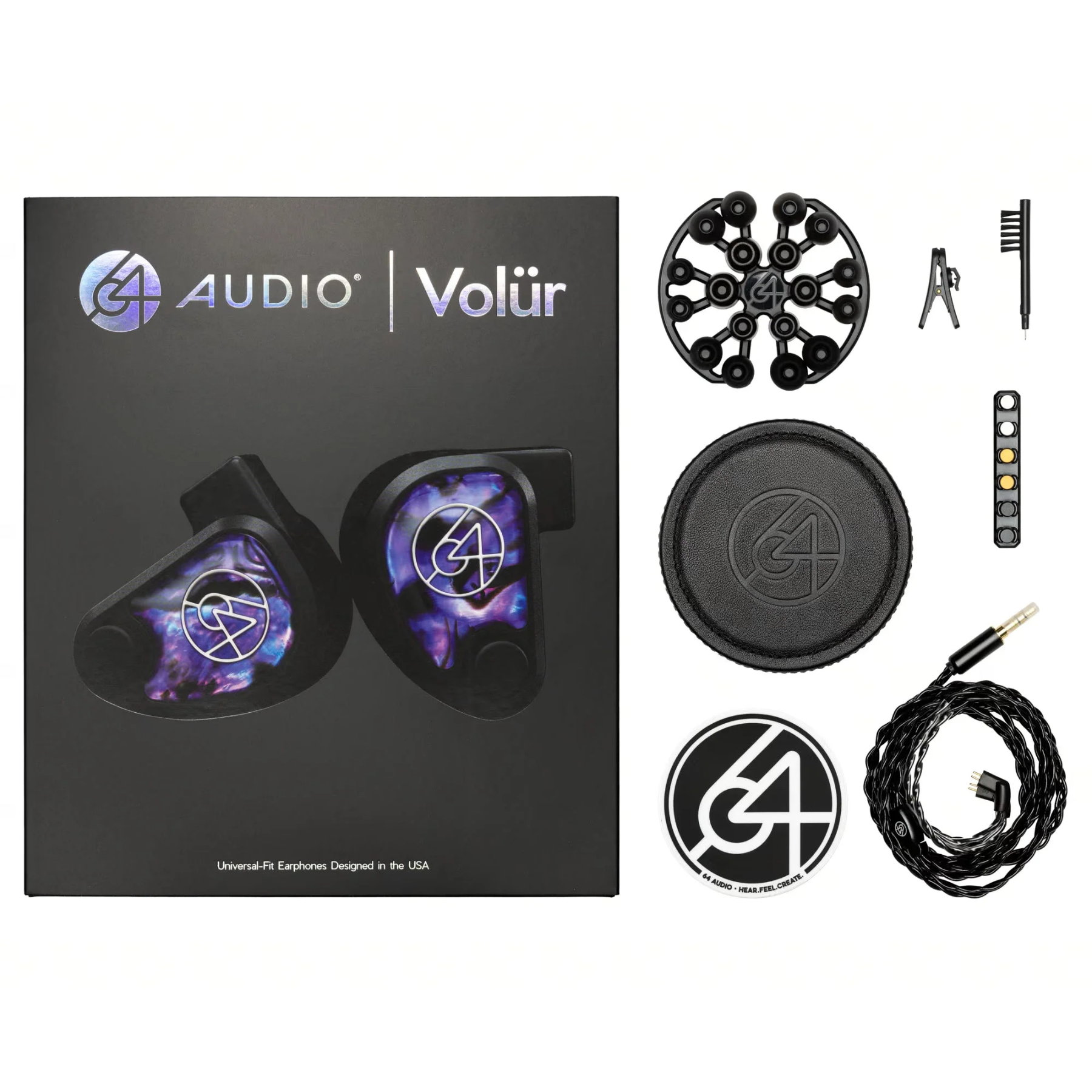 64 Audio Volür Universal Hybrid In-Ear Monitors - ListenUp