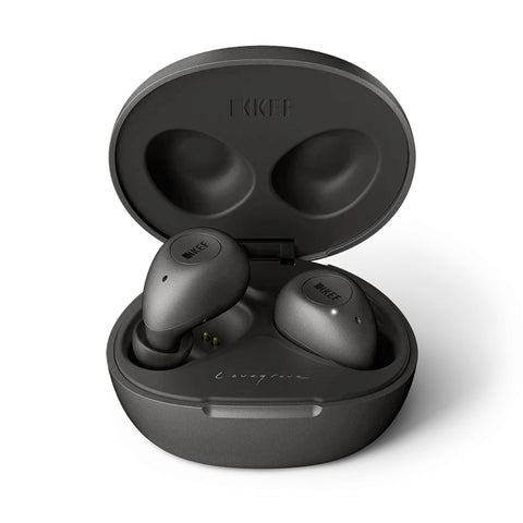 KEF KEF Mu3 Charcoal Grey In-Ear Noise Cancelling Wireless Headphones